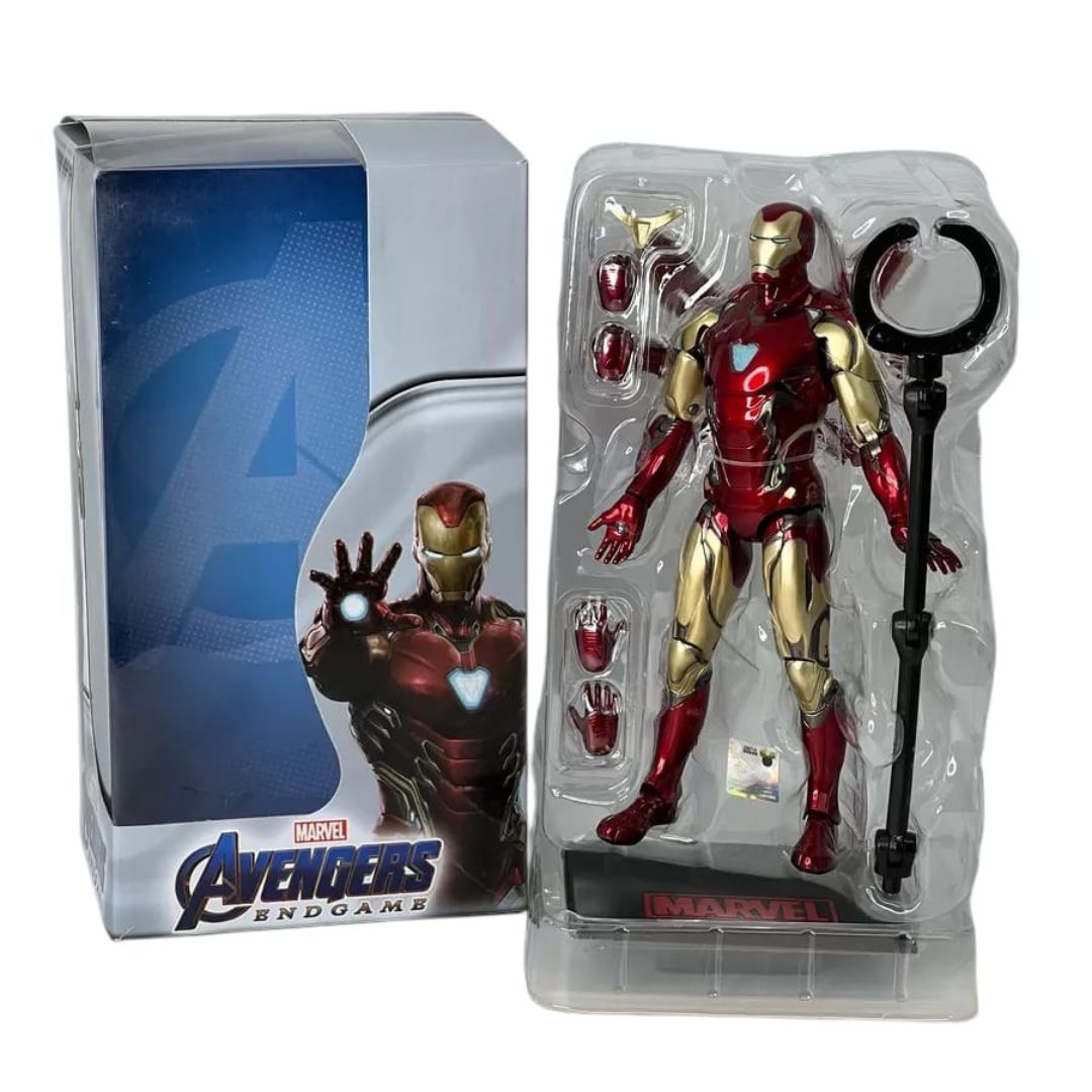 Iron Man Mk85 With Plastic Holderaction Figure By Zd Toys