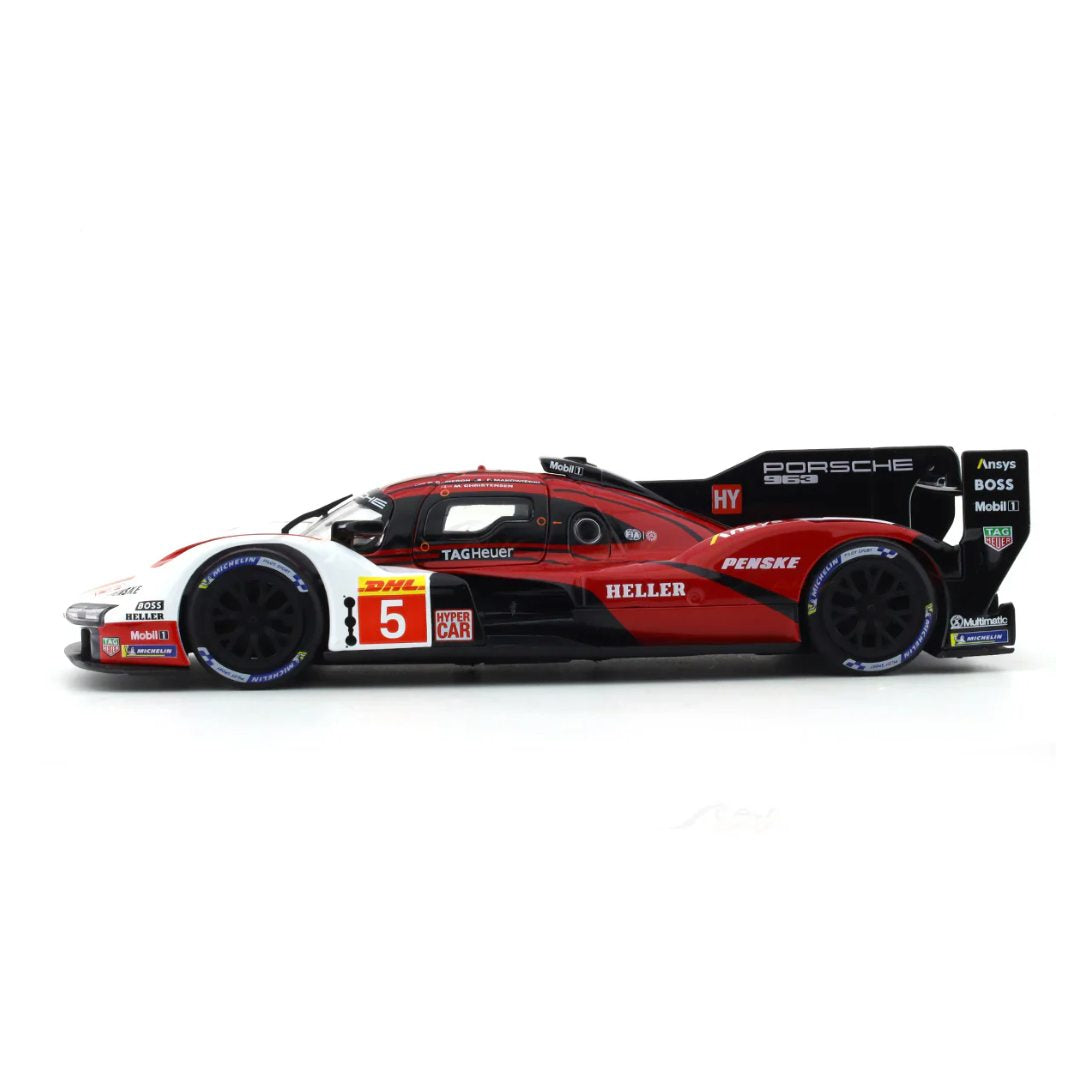 Porsche Penske Motorsport Porsche 963 1/24 Scale Diecast Car By Bburago -Bburago - India - www.superherotoystore.com