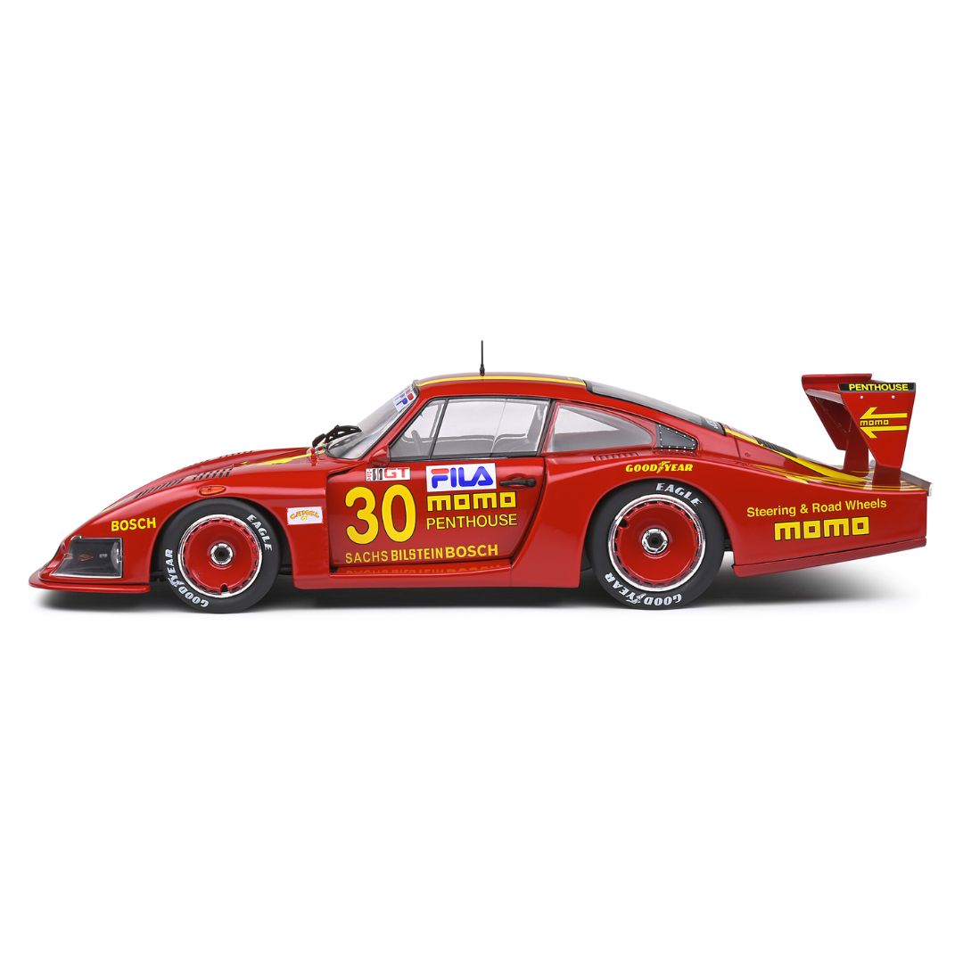 Red 1981 Porsche 935 DRM MORETTI #30 1:18 Scale die-cast car by Solido -Solido - India - www.superherotoystore.com