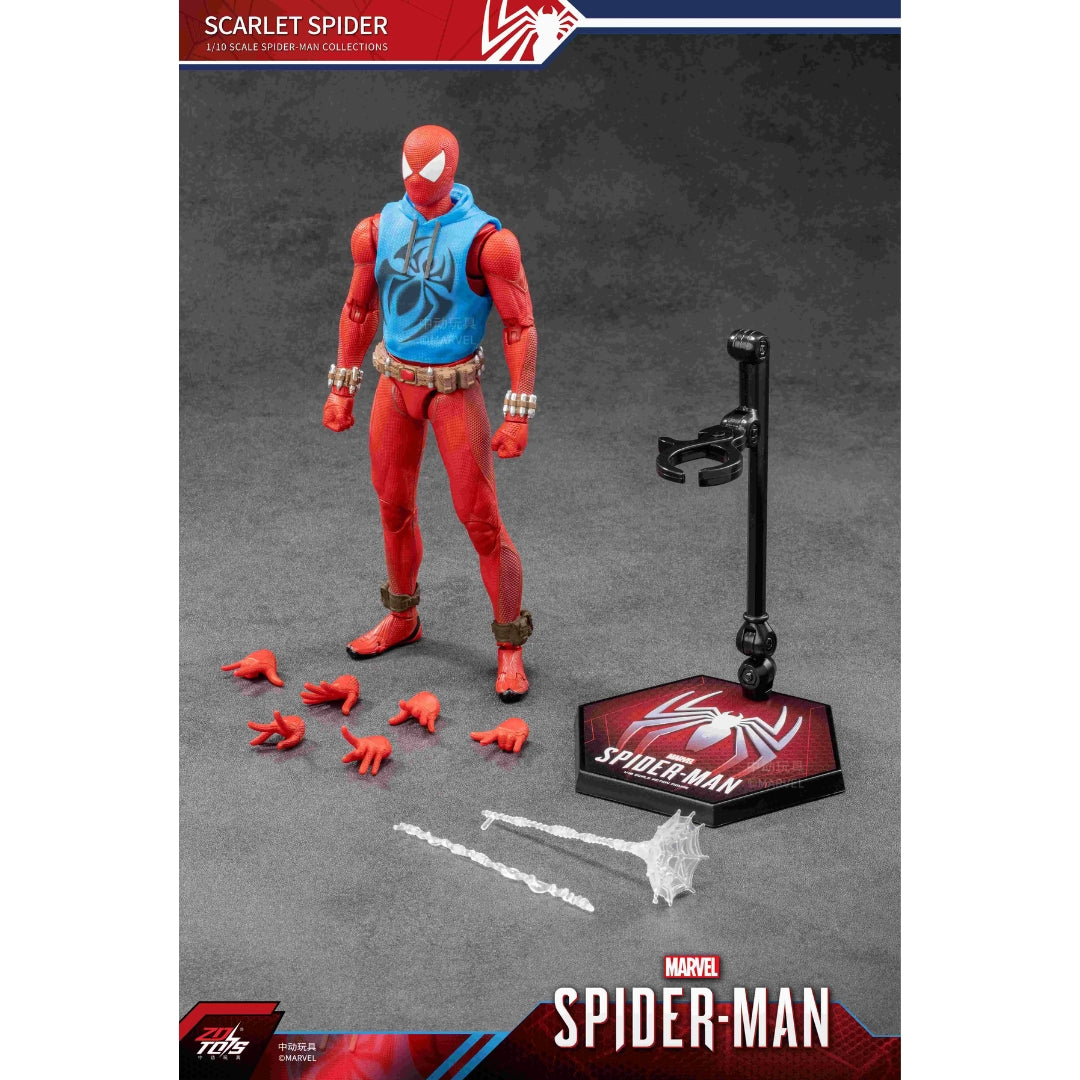 Spider-Man Scarlet Spider Action Figure By Zd Toys