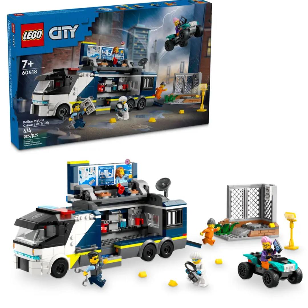 Lego City Police Mobile Crime Lab Truck -Lego - India - www.superherotoystore.com