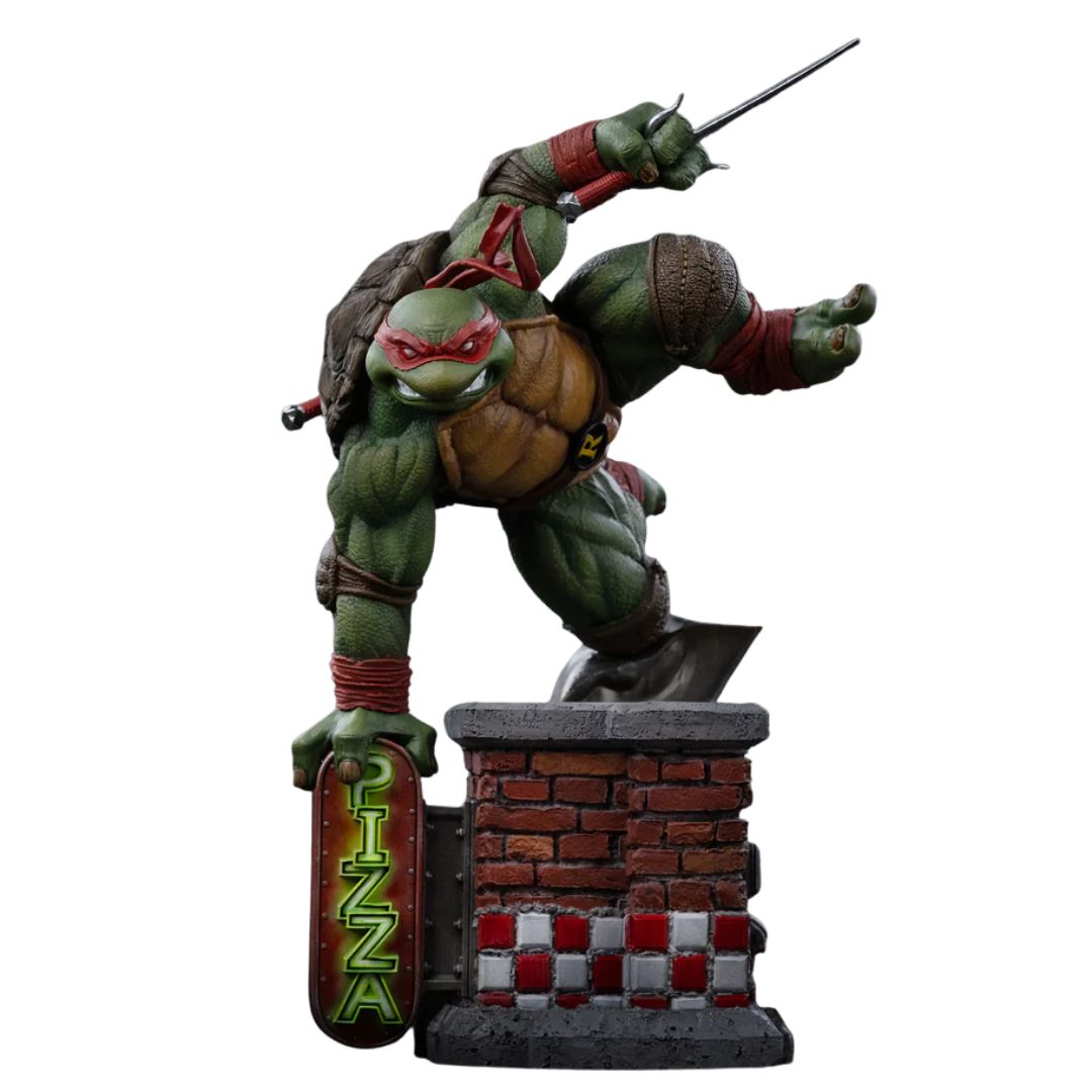 Teenage Mutant Ninja Turtles Raphael  Unleashed Statue By Iron Studios