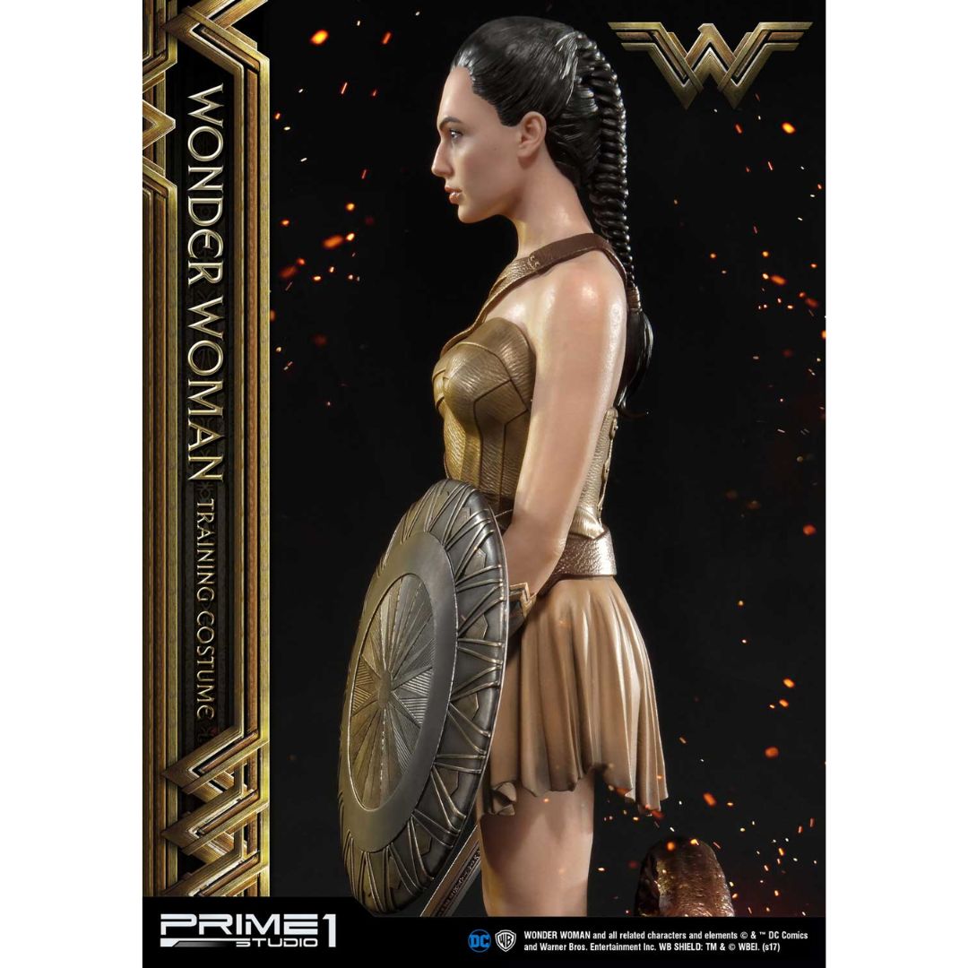 Wonder Woman (Film) Wonder Woman Training Costume Gold Version Statue By Prime1 Studios