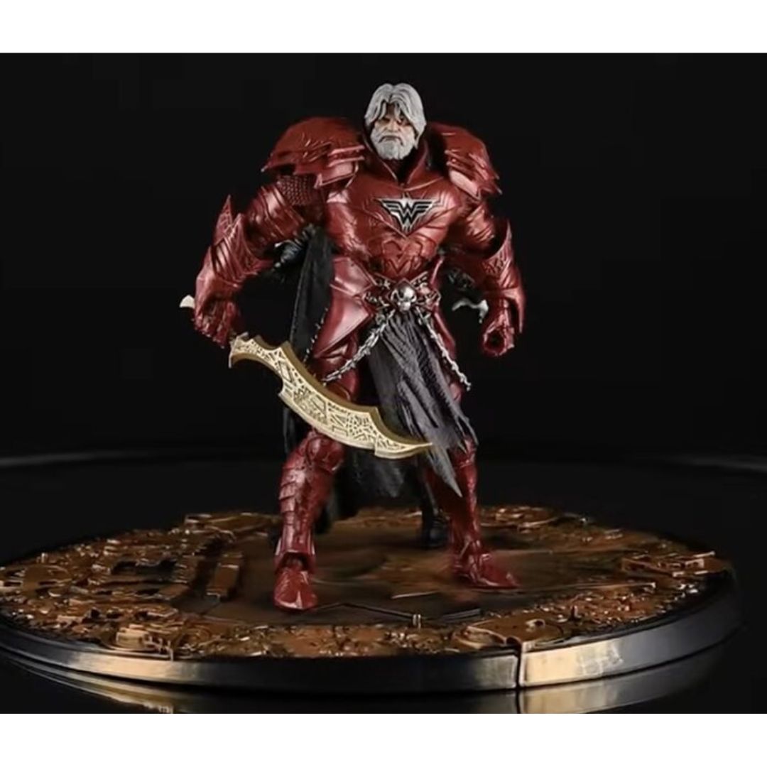 Batman Who Laughs #4 (Knight Armor) & Merciless (Dark Multiverse) Action Figure By Mcfarlane Toys -McFarlane Toys - India - www.superherotoystore.com