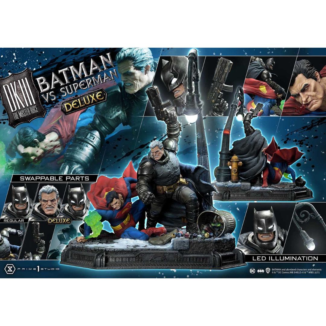 Diorama Masterline Batman:The Dark Knight Returns (Comics) Batman Versus Superman Dx Bonus Version Statue By Prime1 Studios