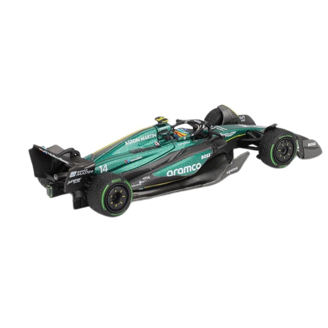 Aston Martin AMR24 #14 Fernando Alonso 2024 F1 2024 Canadian GP 1:64 Scale Die-Cast Car By Mini GT -Mini GT - India - www.superherotoystore.com