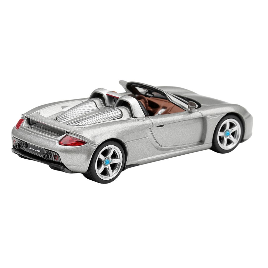 Porsche Carrera Gt Gt Silver 1:64 Scale Die-Cast Car By Mini Gt