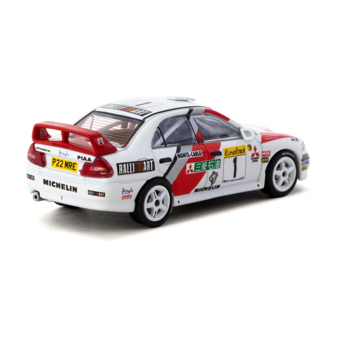 Mitsubishi Lancer Evolution Iv Rallye Monte-Carlo 1997 #1 1:64 Scale Die-Cast Car By Tarmac Works -Tarmac Works - India - www.superherotoystore.com