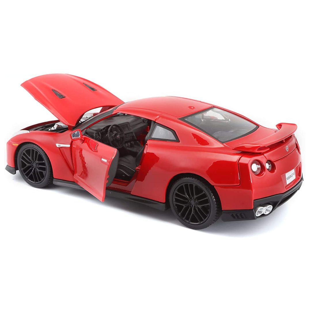 Red Nissan GTR 1:24 Scale Die-Cast Car by Bburago -Bburago - India - www.superherotoystore.com