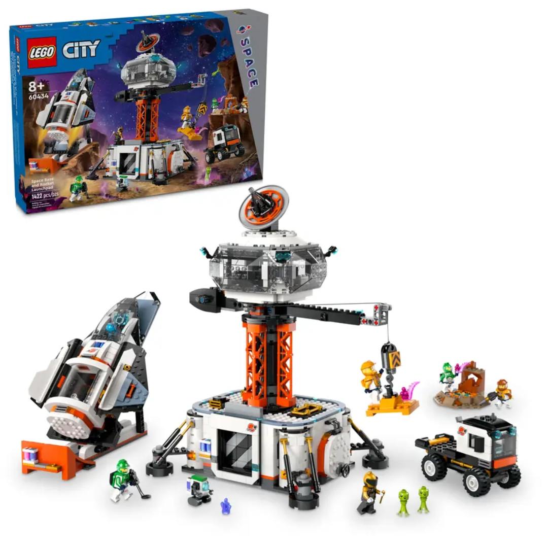 Lego City Space Base and Rocket Launchpad -Lego - India - www.superherotoystore.com