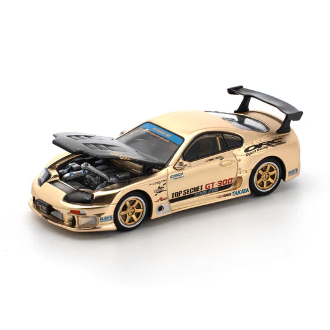 Top Secret GT300 Supra Carbon Hood 1:64 Diecast Car By Pop Race -Pop Race - India - www.superherotoystore.com