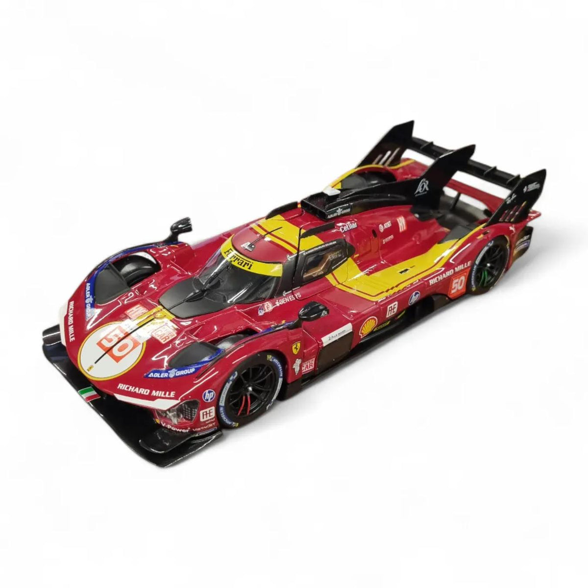 Ferrari 499P 2025 No 50 24h LeMans Winner 1:24 Scale Diecast Car By Bburago -Bburago - India - www.superherotoystore.com