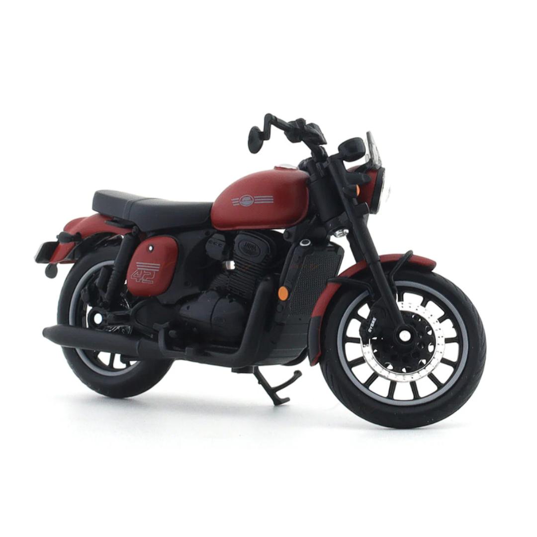 Jawa 42 Orion Red 1:18 Scale Die-Cast Bike by Maisto -Maisto - India - www.superherotoystore.com