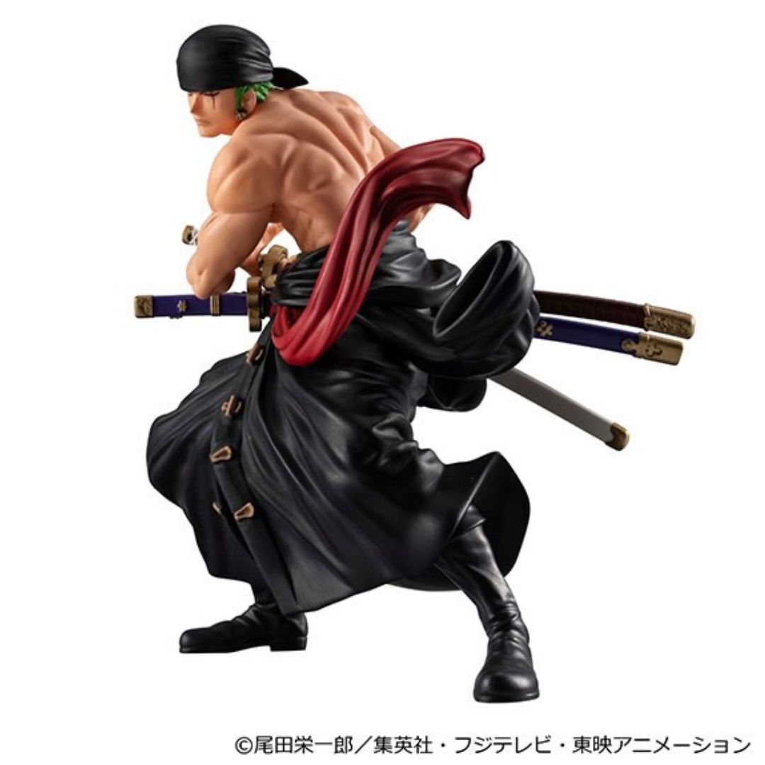 One Piece Roronoa Zoro Wallstar Statue By Megahouse