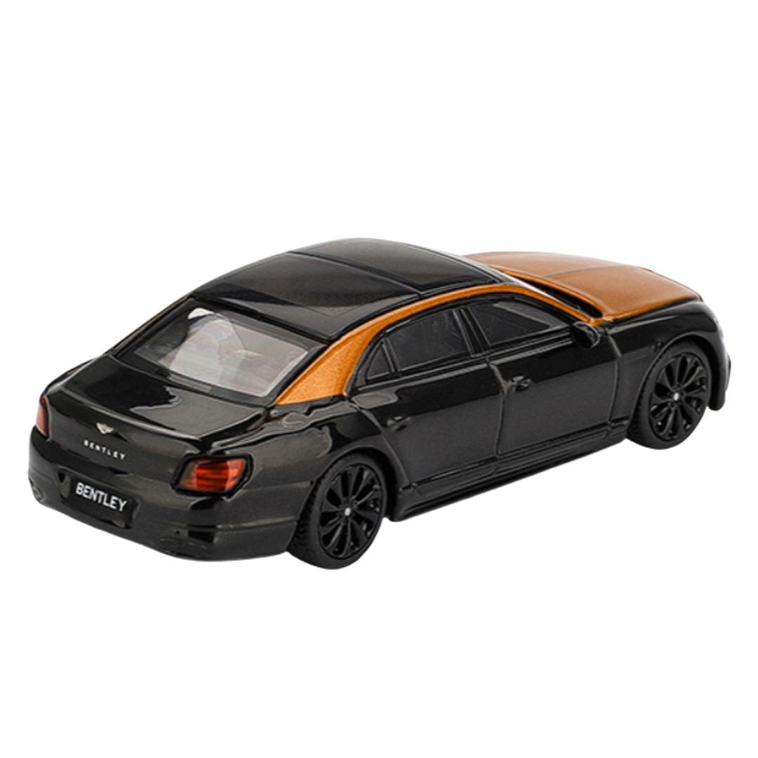 Orange Flame Bentley Flying Spur 1:64 Scale Die-Cast Car By Mini GT