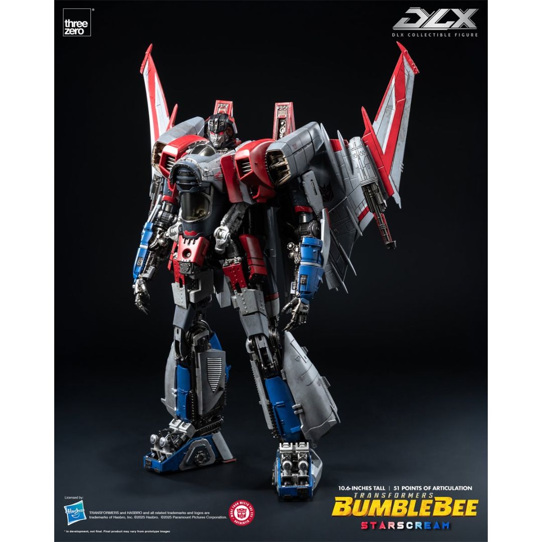 Transformers: Bumblebee Starscream Dlx Action Figure By Threezero -ThreeZero - India - www.superherotoystore.com