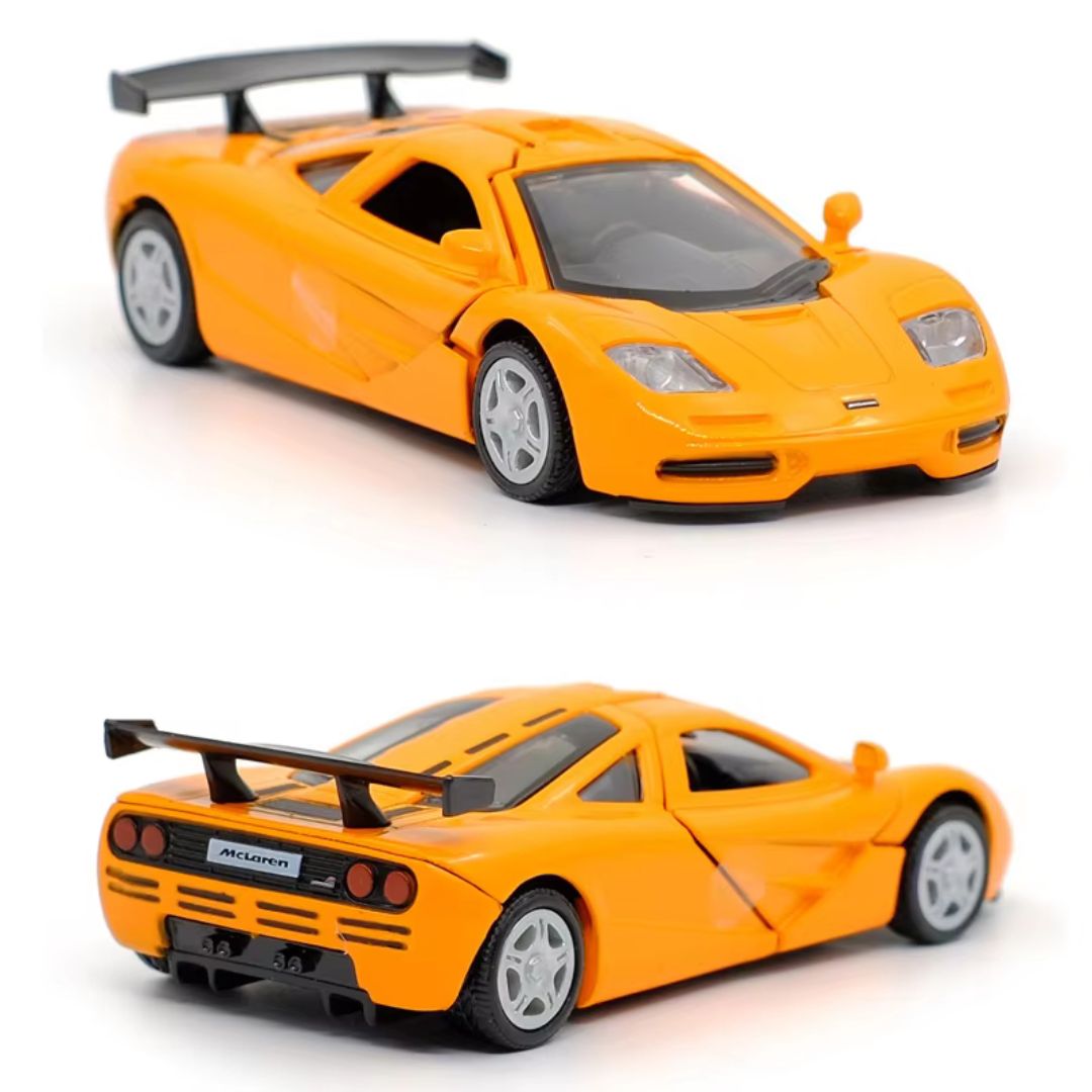 Orange McLaren F1 1:43 Scale Die-Cast Car By RMZ