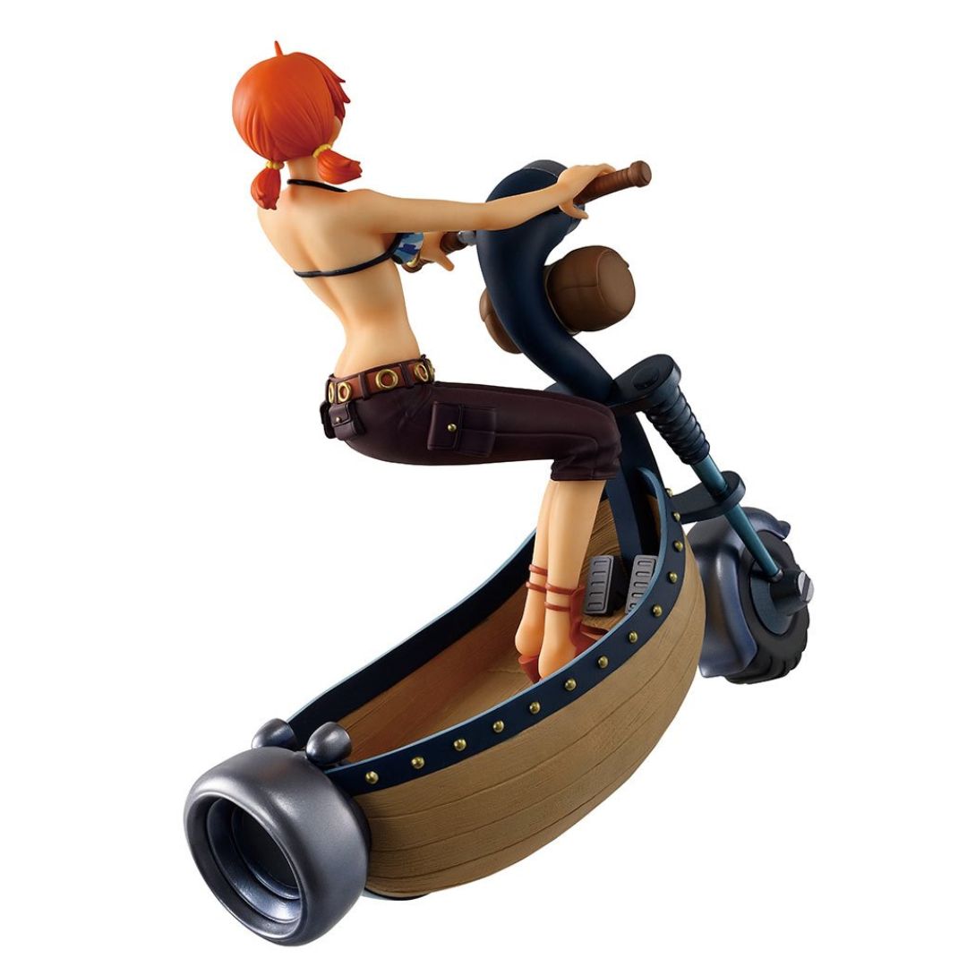 One Piece Nami Playing Love Song In The Sky Masterlise Expiece Ichibansho Statue By Bandai