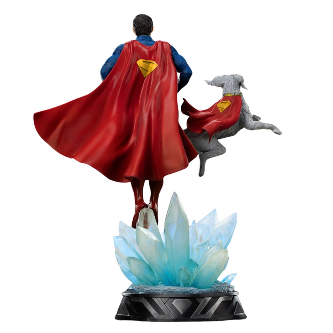 Superman & Krypto Art Scale Statue By Iron Studios -Iron Studios - India - www.superherotoystore.com