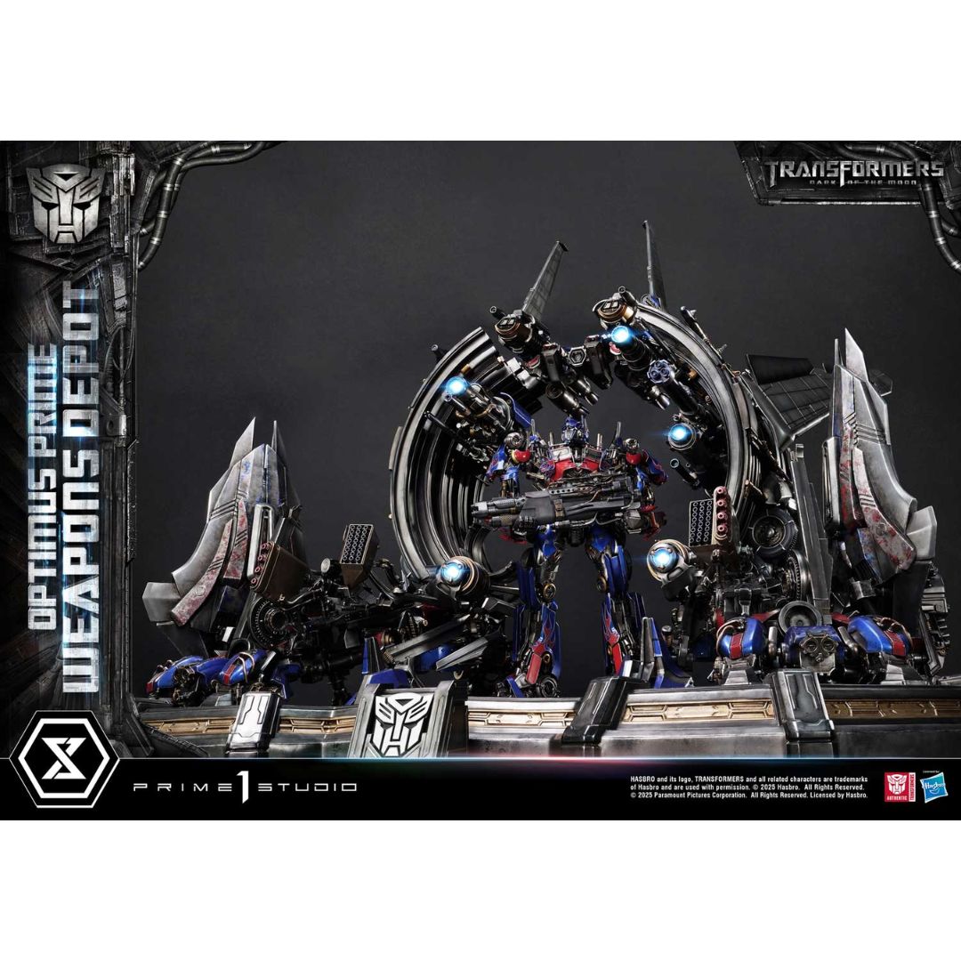 Optimus Prime Weapons Depot (Bonus Version) Statue By Prime1 Studios ...