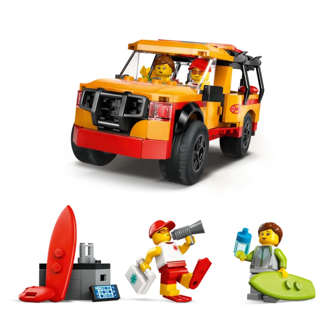Lifeguard Beach Rescue Truck Lego City By Lego -Lego - India - www.superherotoystore.com