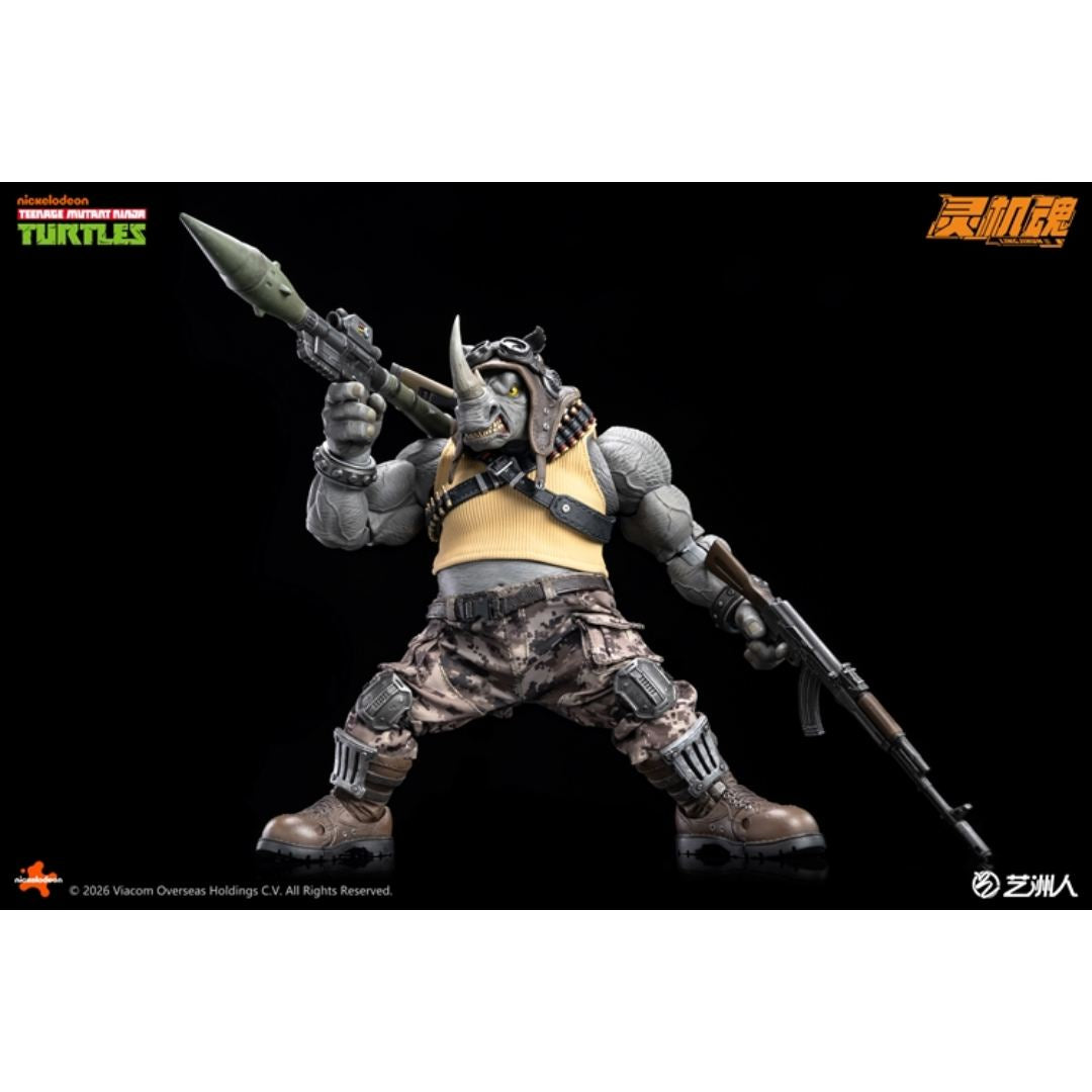 Teenage Mutant Ninja Turtles Series Rocksteady Action Figure By Lingjihun