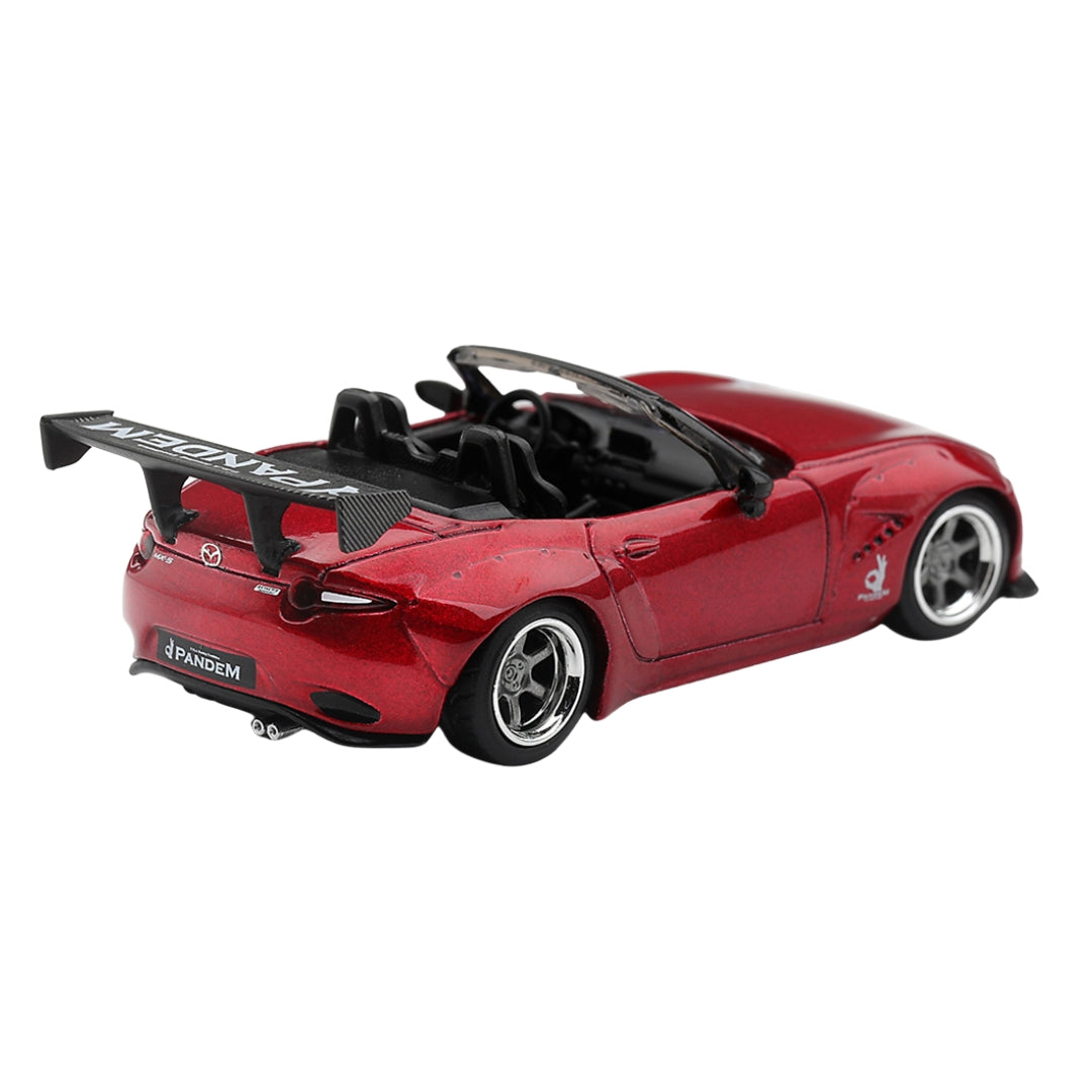 Mazda Miata Mx-5 (Nd) Pandem Kodo Red 1:64 Scale Die-Cast Car By Mini Gt