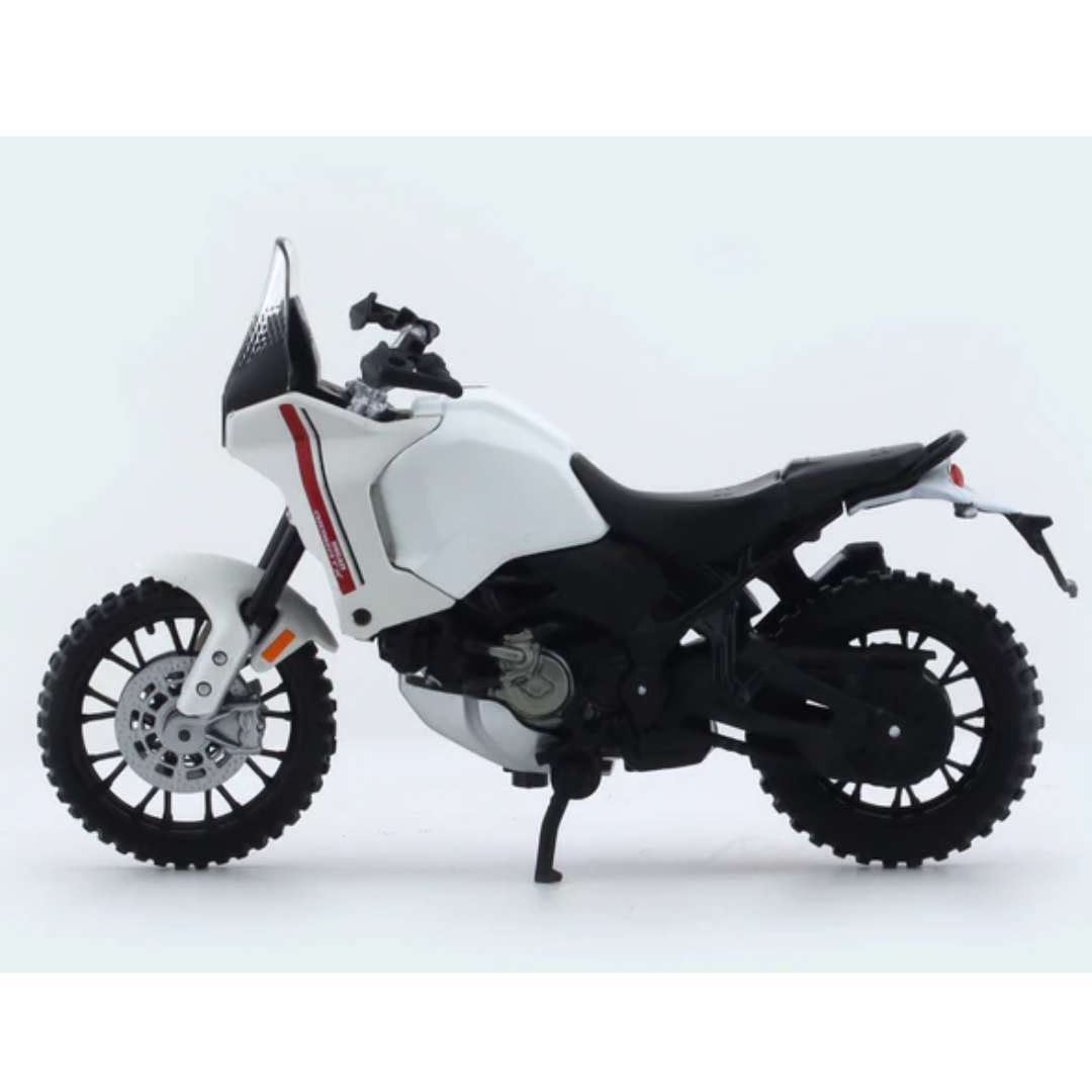 White DUCATI DESERT X By Maisto -Maisto - India - www.superherotoystore.com