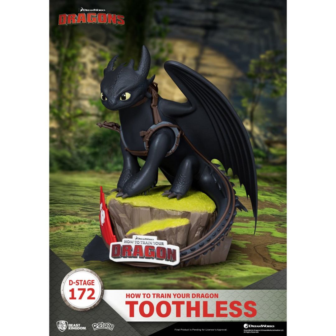 How To Train Your Dragon Toothless Ds-172 D-Stage Statue By Beast Kingdom -Beast Kingdom - India - www.superherotoystore.com
