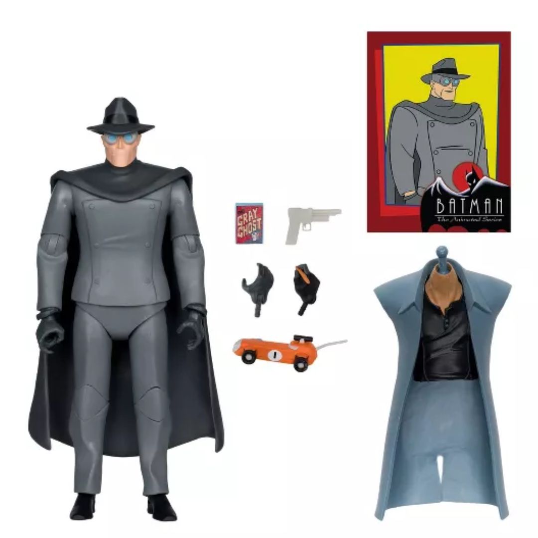 Dc Direct - Btas 6In Build-A Wv5 - The Grey Ghost Action Figure By Mcfarlane Toys -McFarlane Toys - India - www.superherotoystore.com