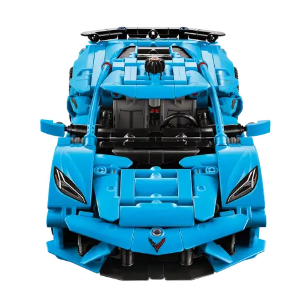Chevrolet Corvette Stingray Blue By Lego -Lego - India - www.superherotoystore.com