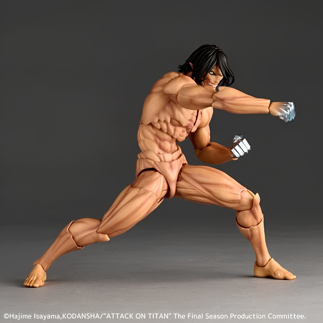 Attack On Titan - Revoltech: Amazing Yamaguchi - Eren Yeager Titan Action Figure Statue By Revoltech