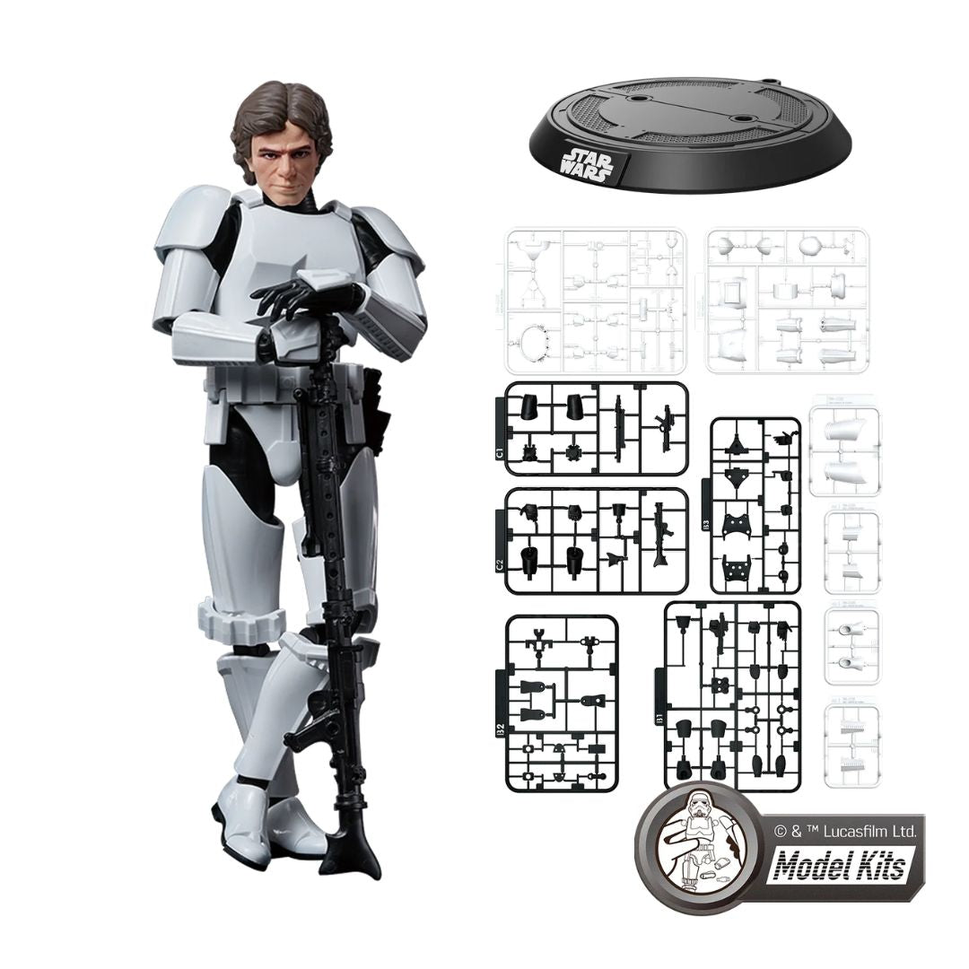 Star Wars Ep iv: A New Hope Han Solo Stormtrooper Disguise Version Champion Class Model Kit By Blokees