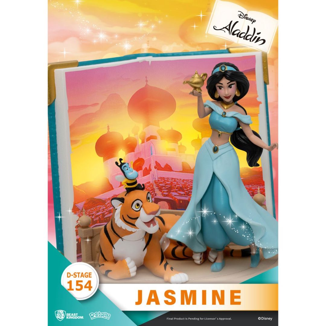 Aladdin Disney Story Book Series Jasmine D-Stage Statue by Beast Kingdom -Beast Kingdom - India - www.superherotoystore.com