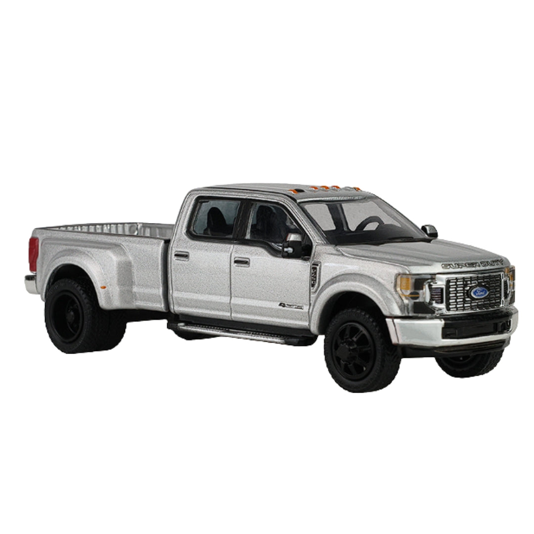 Auto Mall Series 8 - 2022 Ford F-450 Super Duty - Iconic Silver 1:64 Scale Die-Cast Car By Green Light