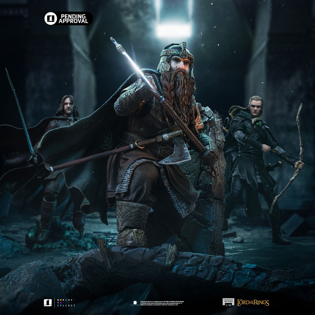 The Lord Of The Rings Gimli Unleashed Art Statue By Iron Studios -Iron Studios - India - www.superherotoystore.com
