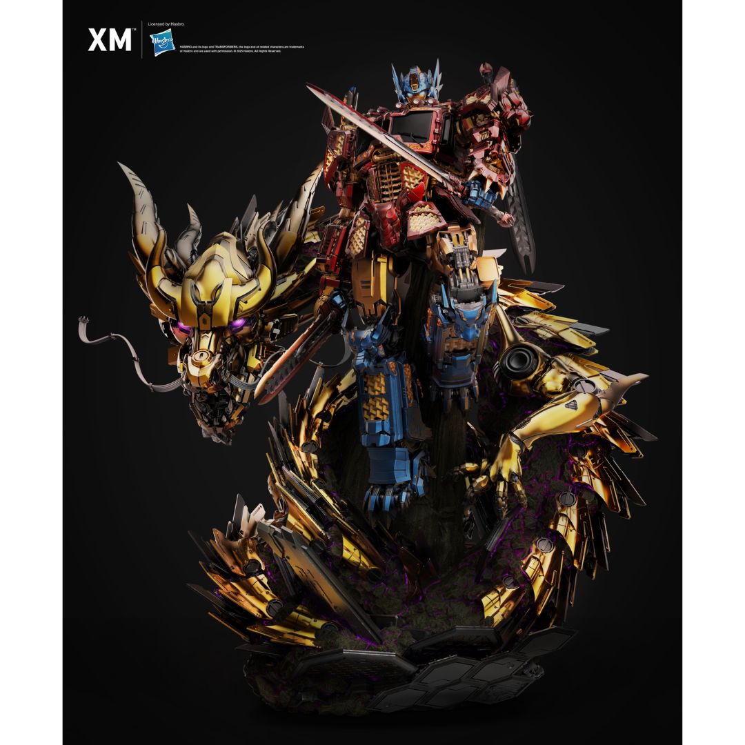 Optimus Prime - Gold Dragon (Mythical Beasts Series) By Xm Studios -XM Studios - India - www.superherotoystore.com