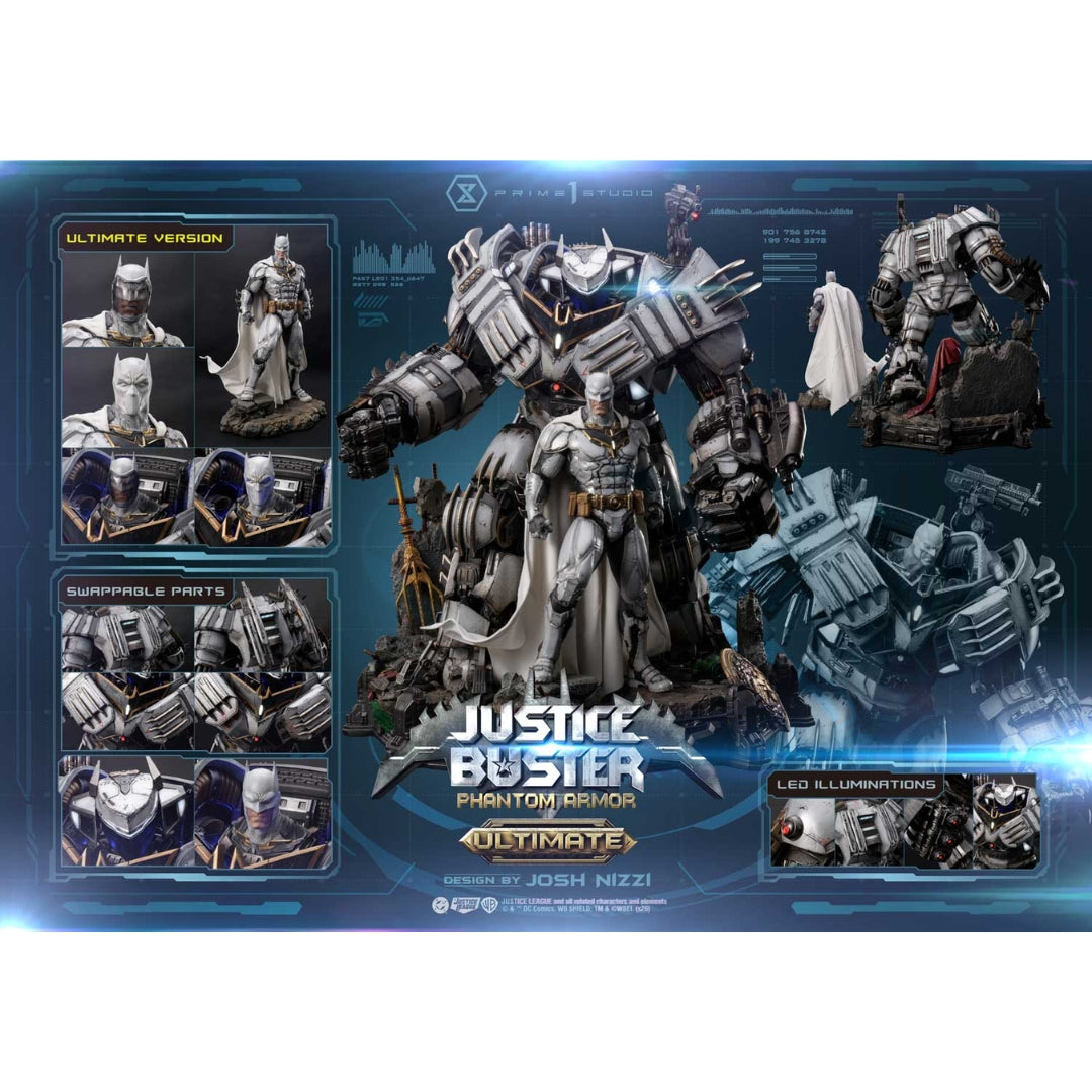 Justice League (Comics) Justice Buster: Phantom Armor Statue By Prime1 Studios -Prime 1 Studio - India - www.superherotoystore.com