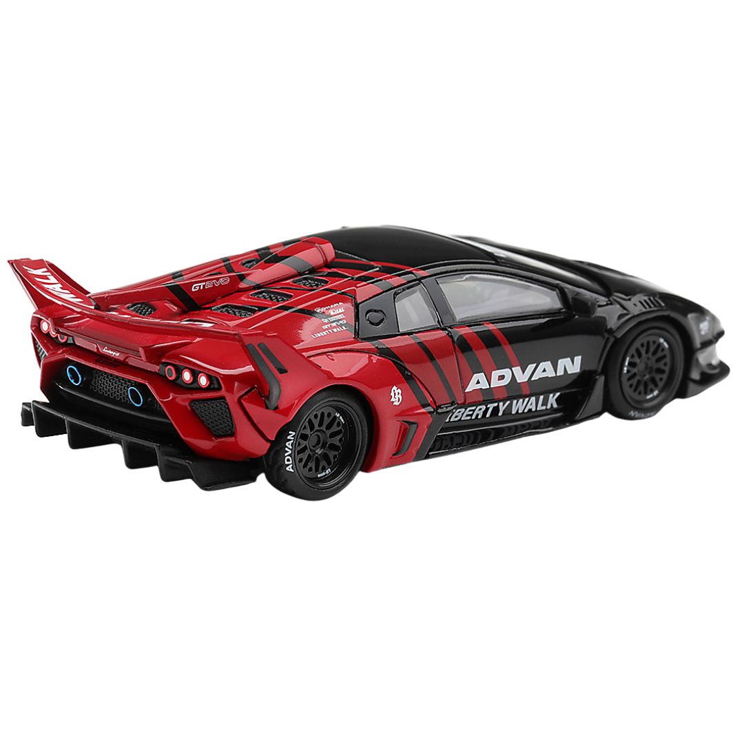 Lamborghini Lb-Silhouette Works  Murcielago Gt Evo Advan 1:64 Scale Die-Cast Car By Mini Gt