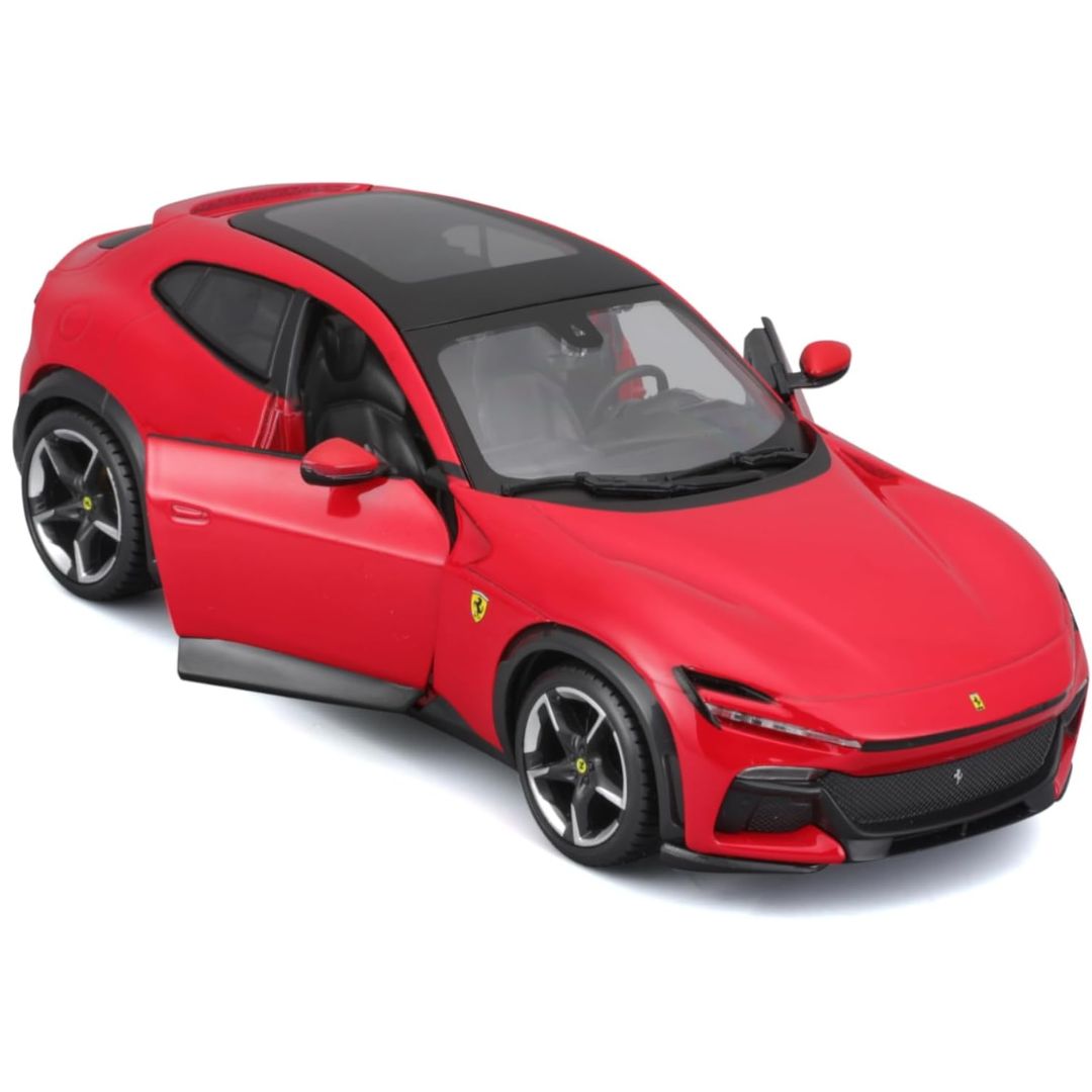 Red Ferrari Purosangue in Hard Case 1:24 Scale Die-Cast Car by Bburago
