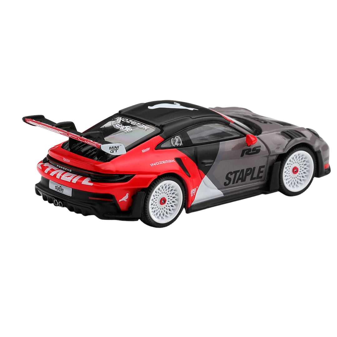 Porsche 911 Gt3 Rs Staple X Inozetek1:64 Scale Die-Cast Car By Mini Gt