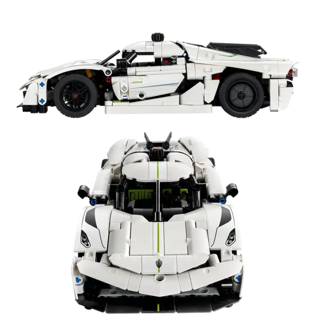 Lego Technic Koenigsegg Jesko Absolut White Hypercar -Lego - India - www.superherotoystore.com