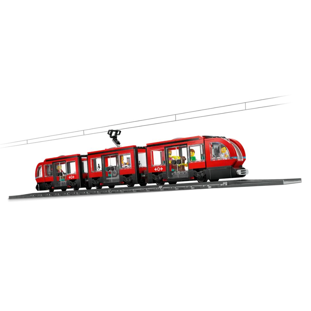 Downtown Streetcar And Station Lego City By Lego -Lego - India - www.superherotoystore.com