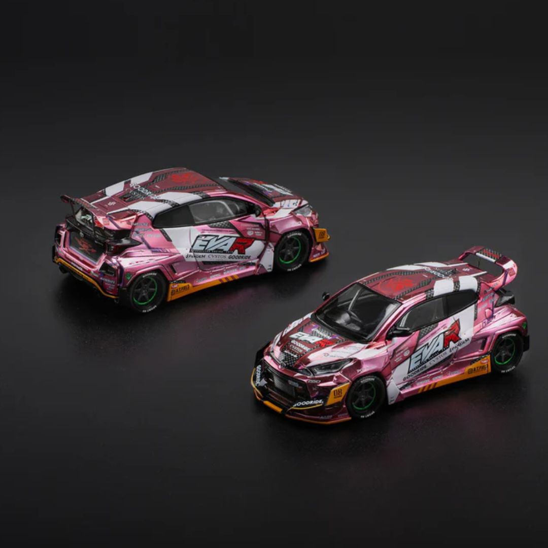 Eva Rt Production Model Custom Type-08 Goodride GR Yaris 1:64 Diecast Car By Pop Race -Pop Race - India - www.superherotoystore.com
