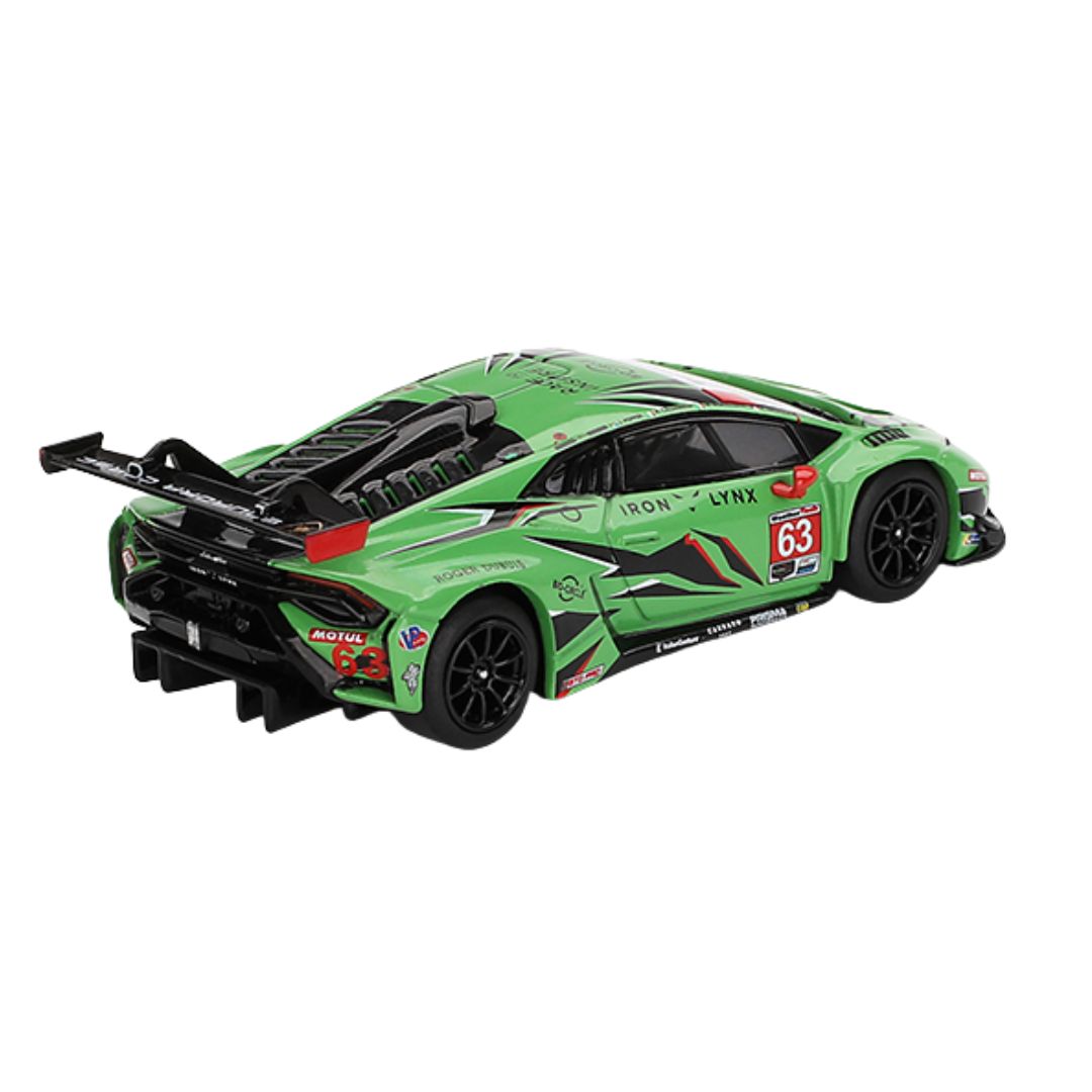 Lamborghini Huracán Gt3 Evo2 #63 Iron Lynx Imsa 2023 Daytona 24 Hrs 1:64 Scale Die-Cast Car By Mini Gt -Mini GT - India - www.superherotoystore.com