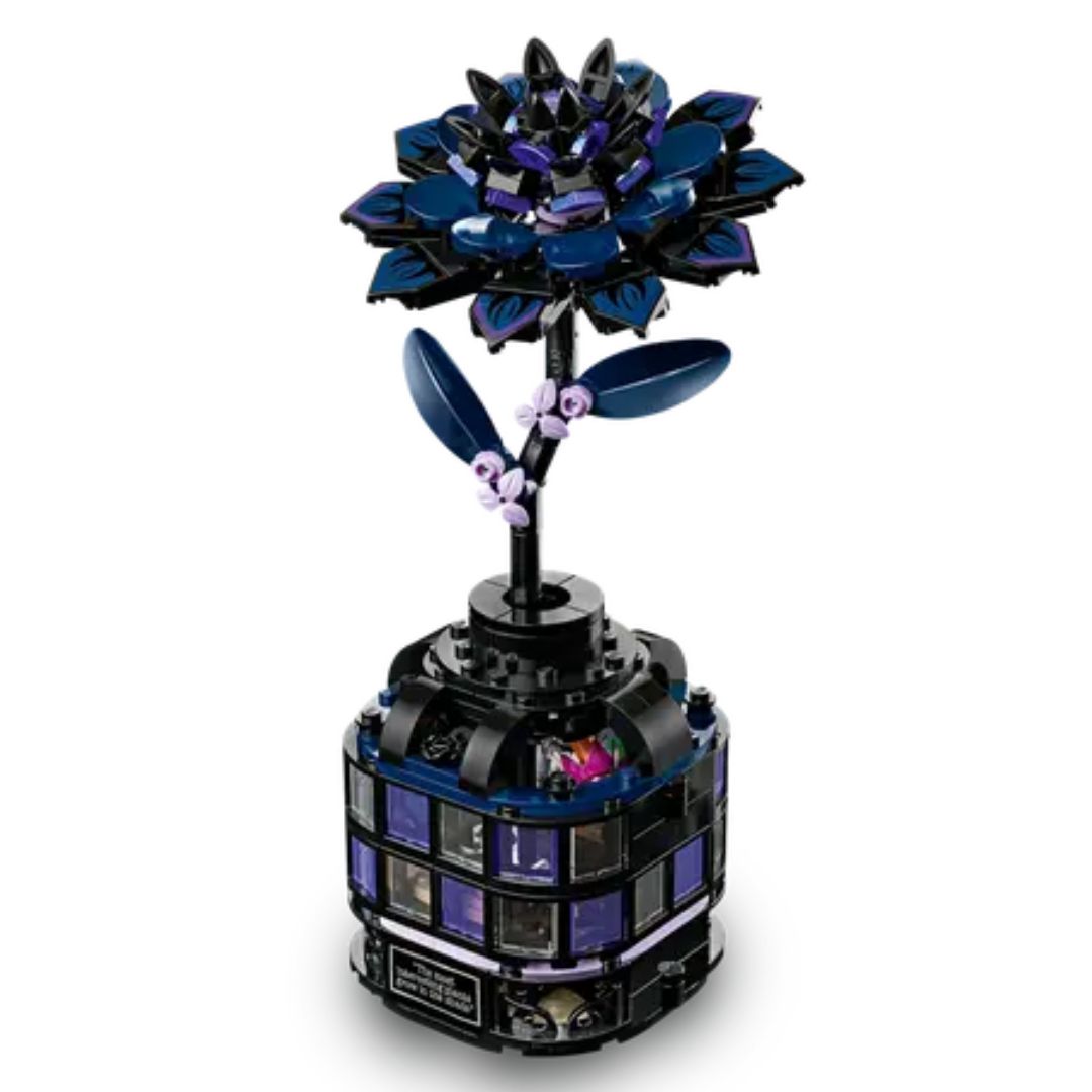 Wednesday Black Dahlia Flower By Lego