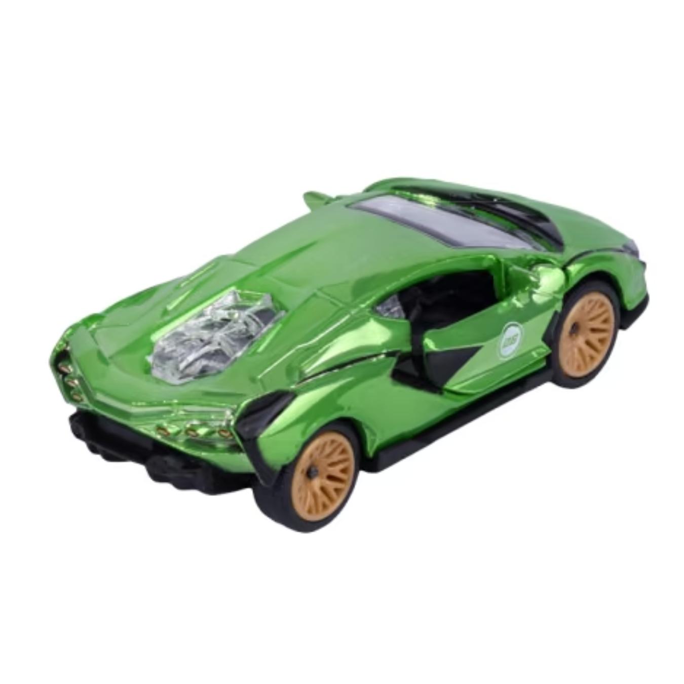 Showroom Premium Green Lamborghini Sian FKP37 1:64 Scale Die-Cast car By Majorette -Majorette - India - www.superherotoystore.com