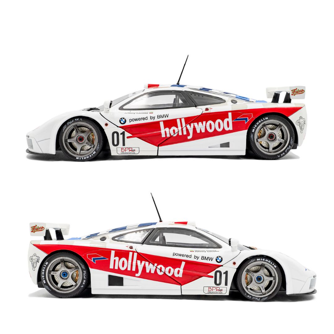 1:18 Mclaren F1 Gtr Short Tail White #01 N.Piquet / J.Cecotto 2 Horas By Solido
