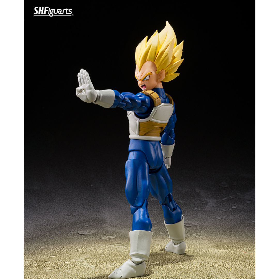 Dragon Ball Z Super Saiyan Vegeta Dangerous Pride S.H.Figuarts Action figure By Tamashii Nations -Tamashii Nations - India - www.superherotoystore.com
