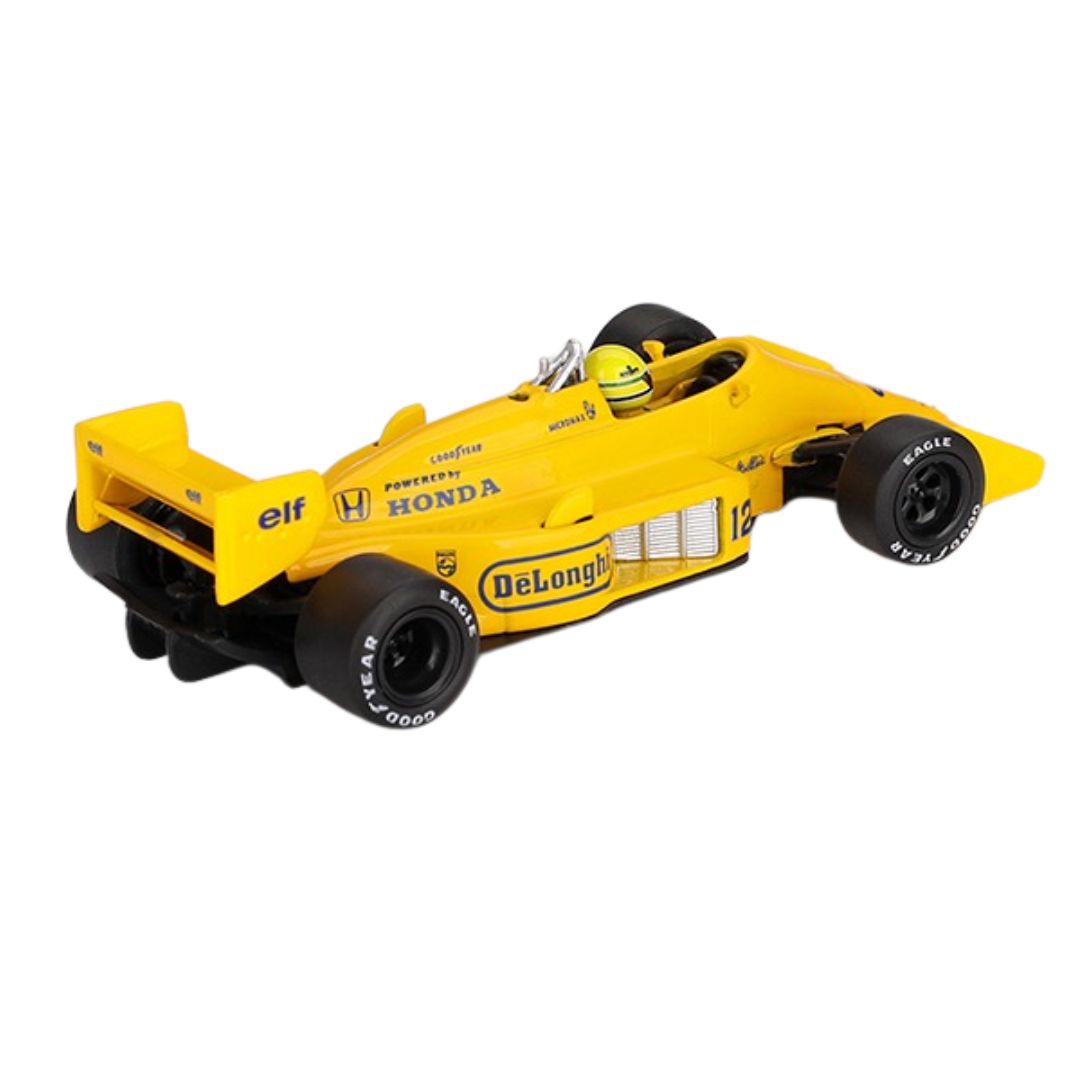 Lotus 99T #12 Ayrton Senna 1987 Monaco Grand Prix Winner 1:64 Scale Die-Cast Car By Mini GT -Mini GT - India - www.superherotoystore.com